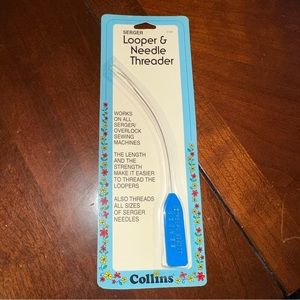 Sewing Quilt Stitch NEW OLD STOCK Serger/Overlock Looper & Needle Threader #c140